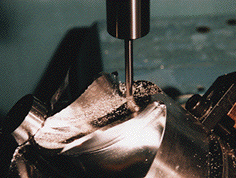 Five-axis impeller machining