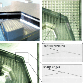 GSC on overhanging surfaces