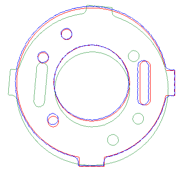 Matching of X-ray CT image and CAD data