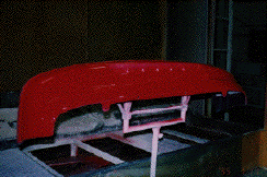 bumber after spraying